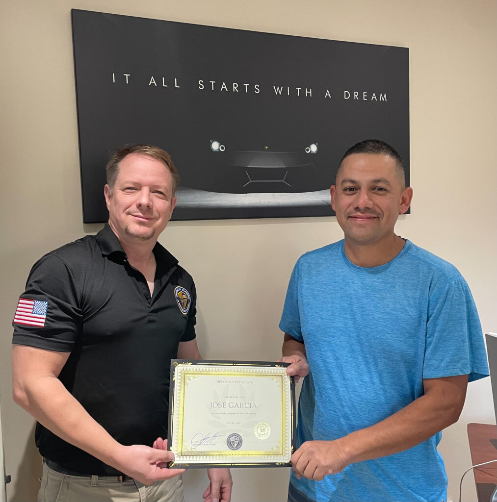 Congratulations to Jose Garcia